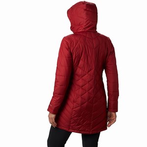 Columbia Heavenly™ Lång Hooded Jacka Dam Röda (GHCDJ7134)